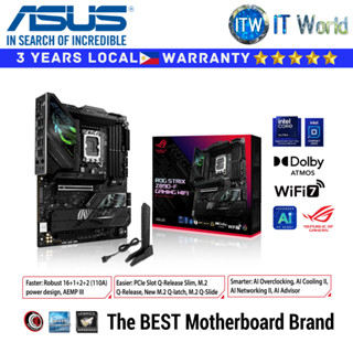 [ROG STRIX Z890-F GAMING WIFI] ASUS Motherboard ROG STRIX Z890-F GAMING WIFI ATX LGA 1851 DDR5