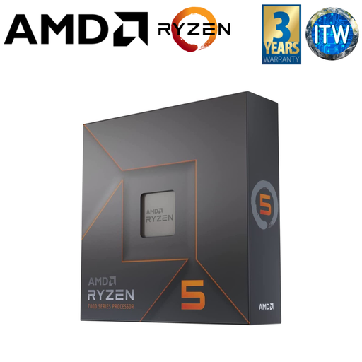 [RYZEN 5 7600X] AMD Ryzen 5 7600X 6-Core, 12-Thread Desktop Processor without cooler