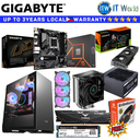 PC Desktop Computer Set Gigabyte Mirage Build AMD Ryzen 5 7600X | B650M K | RTX 4060 Gaming OC 8GB | 16GB RAM | 512GB SSD | DLM22 Black | C6 3in1 Fan | AK400 CPU Cooler