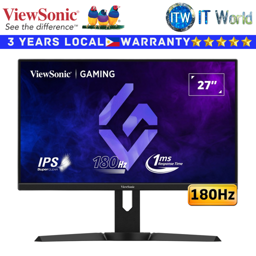 [XG2709] Itw | Viewsonic Gaming Monitor XG2709 27&quot; 1920x1080 FHD / 180Hz / IPS / 1ms / Flicker-free