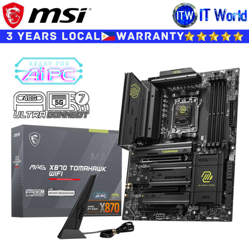 [911-7E51-001] MSI Motherboard MAG X870 Tomahawk Wifi ATX AM5 DDR5