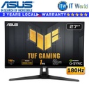 ASUS Gaming Monitor TUF Gaming VG27AQ3A 27" 2560 x 1440 QHD / 180Hz / Fast IPS / 1ms GTG