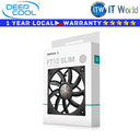 Deepcool PC Fan FT12 Slim Black High-Performance Fluid Dynamic Bearing (R-FT12SLIM-BKWPN1-G)