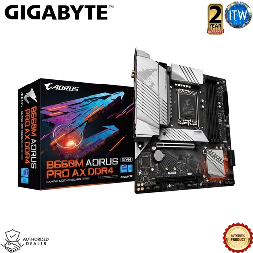 [B660M Aorus Pro AX] ITW | Gigabyte B660M Aorus Pro AX micro-ATX LGA1700 DDR4 Gaming Motherboard (1)