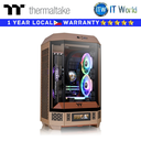 Thermaltake mATX Computer Case The Tower 300 Micro Tower 3mm Tempered Glass (Gravel Sand)