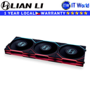 Lian Li PC Fan TL LCD 120 Reverse Blade Black Fluid Dynamic Bearing Triple Fan (12RTLLCD3B)