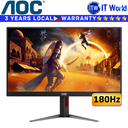 AOC Gaming Monitor Q27G4F 27" 2560x1440 QHD / 180Hz / IPS / 0.5ms MPRT, 1ms GTG