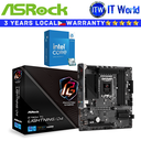 ASRock Bundle Motherboard Intel Core i5-14400F Processor with Z790M Phantom Gaming Lighting/D4