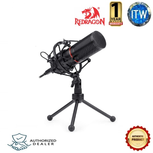 [REDRAGON GM300 BLAZAR] REDRAGON GM300 BLAZAR Professional Gaming Microphone (Black)