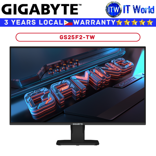 [GP-GS25F2-TW] Gigabyte Gaming Monitor GS25F2-TW 1920x1080 FHD / SS IPS / 1ms / Flicker-free (GS25F2-TW)