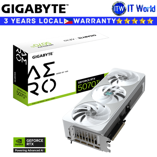 [GV-N507TAERO-OC-16GD] Gigabyte RTX 5070 Ti Aero OC 16GB GDDR7 Geforce Graphic Card (GV-N507TAERO-OC-16GD)