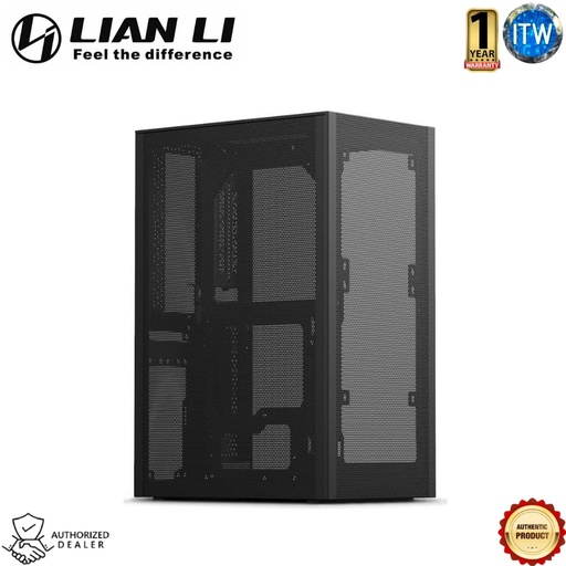 [SSU-MESHLI-BK-FM] Lian Li SSUPD Meshlicious Mini-ITX Mesh PC Case Black (SSU-MESHLI-BK-FM)