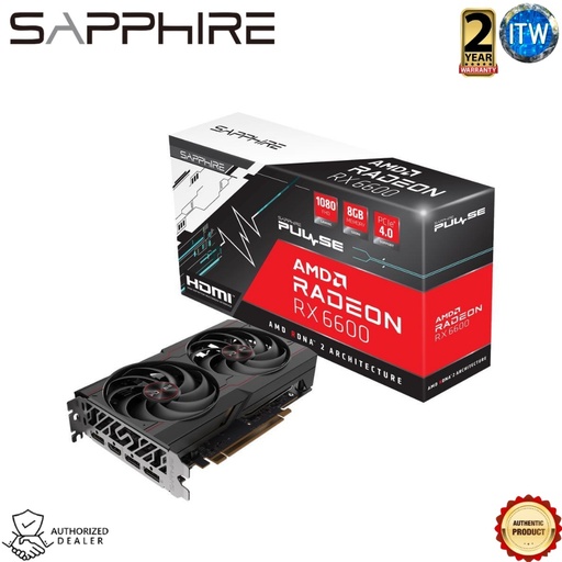 [SPR-11310-01-20G] Sapphire Pulse AMD Radeon RX 6600 Gaming 8GB GDDR6 Graphic Card (SPR-11310-01-20G)