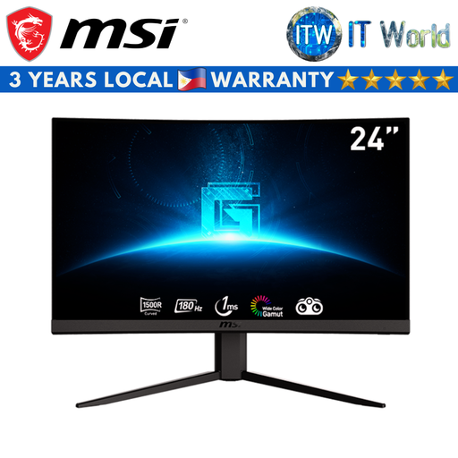 [G24C4 E2] Itw | MSI Optix G24C4 / G24C4 E2 - 23.6&quot; (1920 x 1080 FHD) / VA / 1ms / 1500R Curved Gaming Monitor (G24C4 E2)