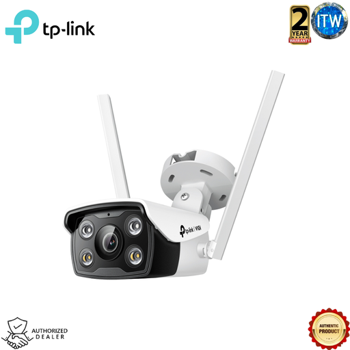 [C340-W] TP-Link VIGI C340-W - VIGI 4MP Outdoor Full-Colour Wi-Fi Bullet Network Camera