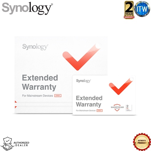 [ew201] Synology EW201 Extended Warranty Service NAS Accessory For Mainstream Devices