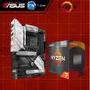 AMD Ryzen 7 5700G Processor with Asus ROG STRIX B550-A GAMING Motherboard Bundle