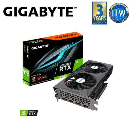 [GV-N306TEAGLE-8GD-2.0] ITW | Gigabyte GeForce RTX 3060 Ti Eagle 8GB GDDR6 2.0 Graphic Card (GV-N306TEAGLE-8GD-2.0)