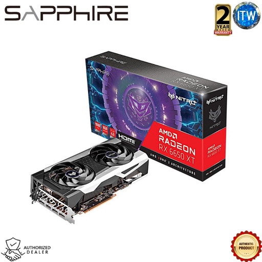 [SPR-11319-01-20G] Sapphire Nitro+ Radeon RX 6650XT 8GB GDDR6 PCI Express 4.0 ATX Graphic Card (SPR-11319-01-20G)