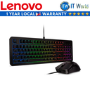 Lenovo Legion KM300 RGB Gaming Combo Wired Keyboard and Mouse - Black