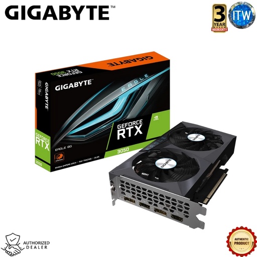 [GV-N3050EAGLE-8GD] Gigabyte GeForce RTX™ 3050 EAGLE 8GB GDDR6 Graphic Card (GV-N3050EAGLE-8GD)