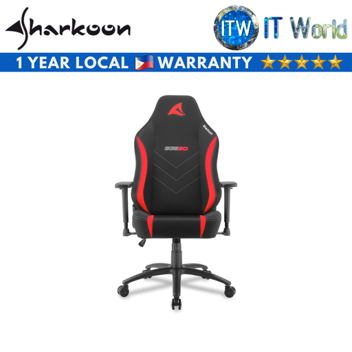 [SGS20 Fabric Black/Red] Sharkoon Skiller SGS20 Fabric Gaming Chair (Black/Red) (Black/Red)
