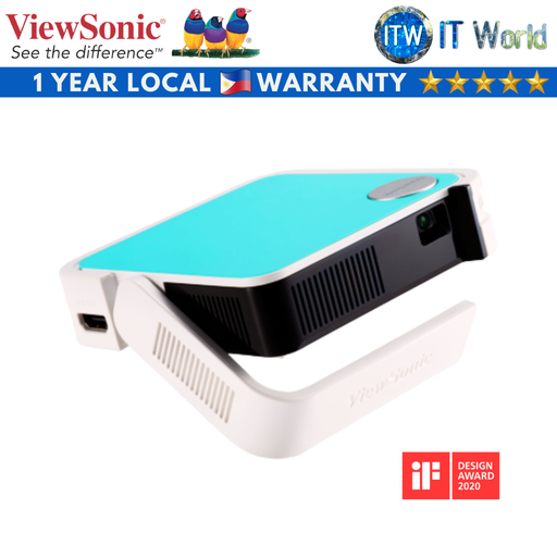 [M1 mini Plus] Viewsonic M1 Mini Plus Smart LED Pocket Cinema Projector with JBL Speaker (White)