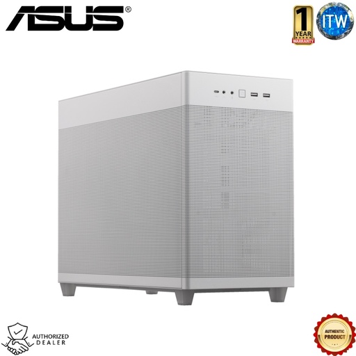 [AP201 White MESH] Asus Prime AP201 - Stylish 33-liter MicroATX PC Case (White)