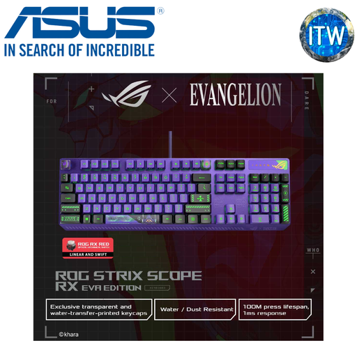[Strix Scope RX EVA] ITW | ASUS ROG Strix Scope RX Eva Edition Optical Mechanical Gaming Keyboard
