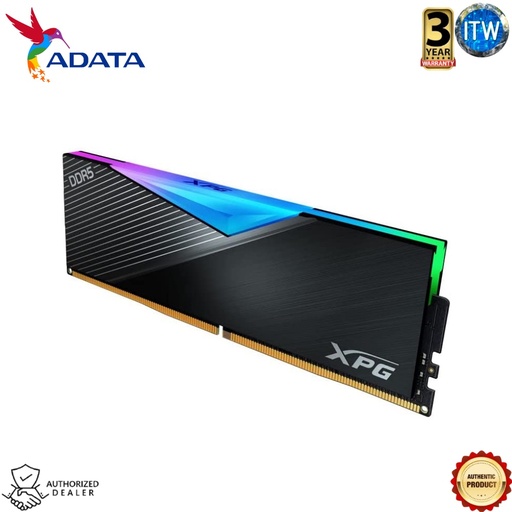 [AD-AX5U6000C4016G-DCLARBK] Adata XPG Lancer RGB 32GB (2x16GB) DDR5-6000MHz CL40 UDIMM Desktop Ram (AX5U6000C4016G-DCLARBK)