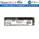 ITW | Teamgroup T-Force Z44A5 512GB M.2 PCIe Gen4x4 NVMe Internal SSD (TM8FPP512G0C132)