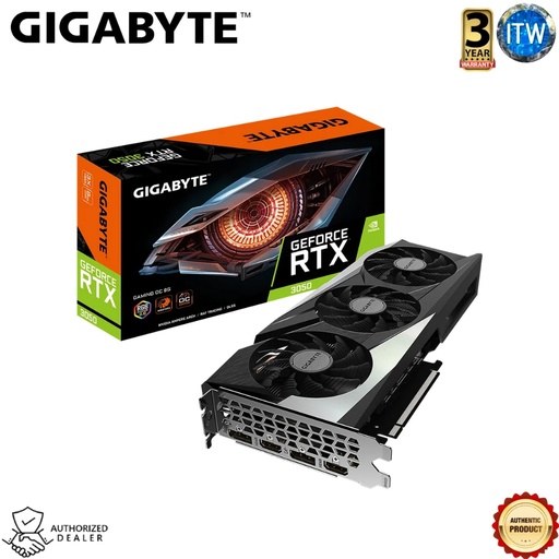 [GV-N3050GAMING-OC-8GD] Gigabyte GeForce RTX™ 3050 GAMING OC 8GB GDDR6 Graphic Card (GV-N3050GAMING-OC-8GD)