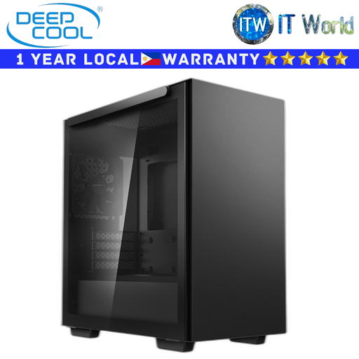 [MACUBE110-BKNGMIN-G-1] Deepcool Computer PC Case Macube 110 Tempered Glass (Black) (Black)