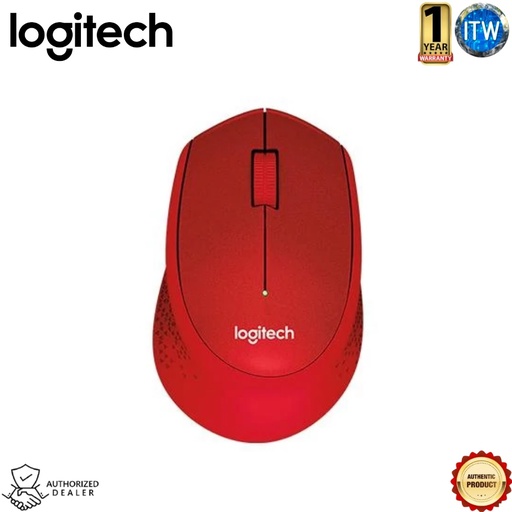 [M331 Red] Logitech M331 Silent Plus Wireless Mouse (Red) (1)