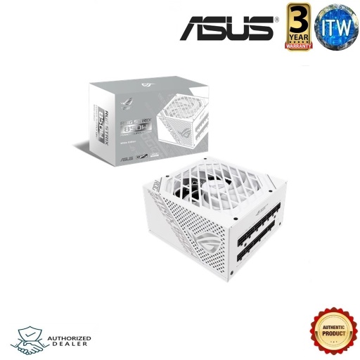 [ASUS ROG-STRIX-850W-WHITE] ASUS ROG-STRIX-850G-WHITE 850W 80 PLUS Gold Fully Modular Power Supply