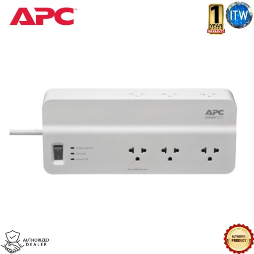 [PM63-VN] APC Performance SurgeArrest 6 outlets 3 Meter Cord 230V (PM63-VN)