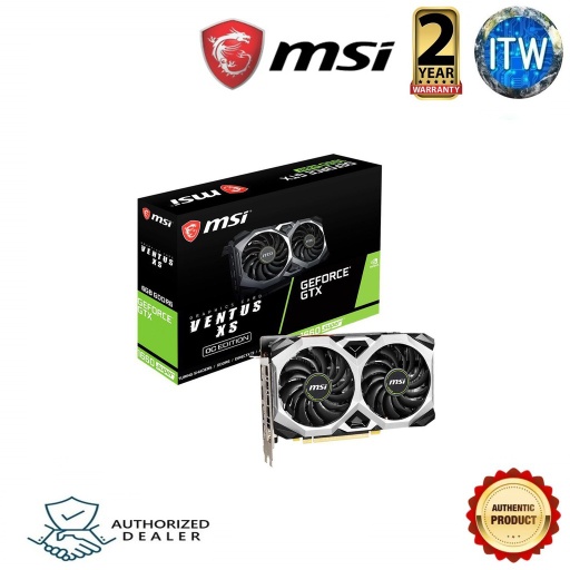 [MSI GeForce GTX 1660 SUPER VENTUS XS OC] ITW | MSI Geforce GTX 1660 Super Ventus XS OC 6GB GDDR6 Graphic Card