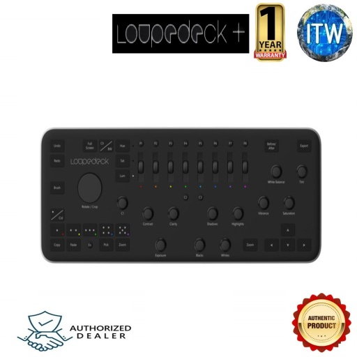 [LOUPEDECK EDITING CONSOLE-BLACK] LOUPEDECK Photo Editing Console for Lightroom 6 &amp; CC (Black)