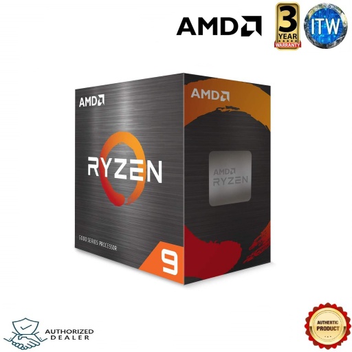 [AMD Ryzen 9 5900X] AMD Ryzen 9 5900X 12-Core, 24-Thread Desktop Processor without Cooler