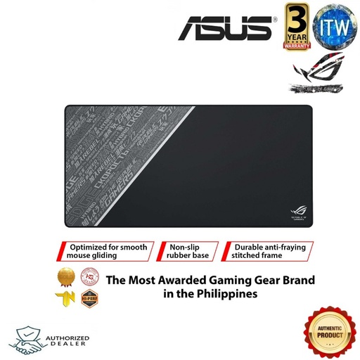 [ASUS ROG Sheath Black XXL] ASUS ROG Sheath Black Limited Edition Gaming Mouse Pad, XXL (Black)