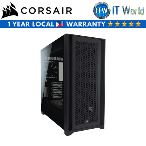 [CORSAIR 5000D CC-9011210-WW] CORSAIR 5000D AIRFLOW TEMPERED GLASS MID TOWER ATX PC CASE (Black)