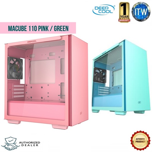 [macube110-green] DEEPCOOL Macube 110 ATX PS2 Desktop Casing (Green) (Green)