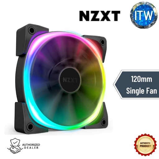 [HF-28120-B1] NZXT HF-28120-B1 AER RGB 2 - 120mm Single Fan (Black)