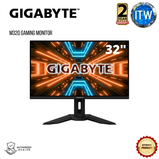 [GP-M32Q-AP] GIGABYTE 32&quot; M32Q 165Hz 2560 x 1440 (QHD) Edge type Gaming Monitor (Black)