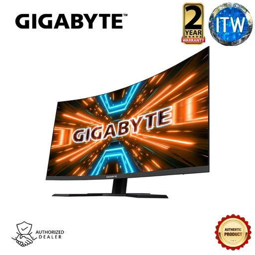 [G32QC-A] GIGABYTE G32QC A 31.5&quot; VA 1500R 2560 x 1440 (QHD) 1ms (MPRT) 165Hz Gaming Monitor | G32QC-A (Black)