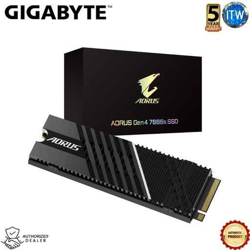 [GP-AG70S2TB] Gigabyte AORUS GEN4 7000S 2TB SSD PCI-Express 4.0 x4, NVMe 1.4, M.2 2280, 3D NAND Flash (GP-AG70S2TB)