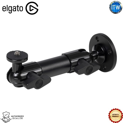 [EL-10AAO9901] Elgato Wall Mount - Articulated arm for Cameras, Lights and More, Multi Mount (EL-10AAO9901)