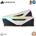 Corsair VENGEANCE RGB RT 32GB(2x16GB) DDR4 DRAM 3600MHz C18 Memory Kit – White (CMN32GX4M2Z3600C18W)