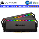 Corsair DDR4 RAM 32GB (2x16GB) 3600Mhz Dominator Platinum RGB Black RAM (CMT32GX4M2D3600C18)