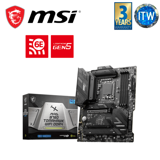 [911-7D96-001] MSI MAG B760 Tomahawk Wifi ATX LGA1700 DDR4 Motherboard
